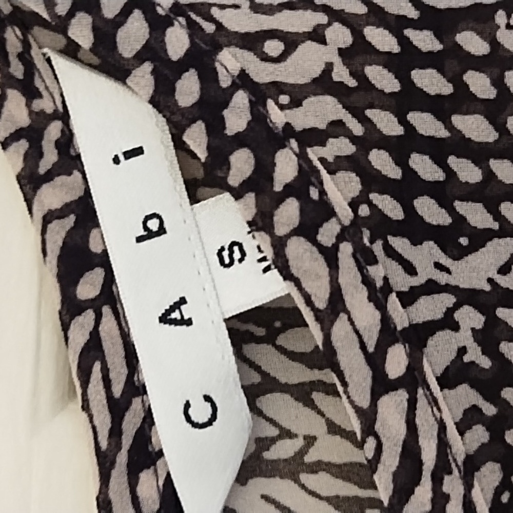 CAbi Gorgeous Semi Sheer Shell and Maxi Skirt Set